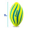 Franklin Sports Kids Foam Football - Mini Soft Foam Youth Football - Indoor + Outdoor Toy Ball for Kids - Probrite 9" Mini Ball - Soft Backyard + Practice Toy - Yellow view 4