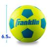 Franklin Sports Kids Foam Soccer Ball - Mini Soft Foam Youth Soccer Ball - Indoor + Outdoor Toy Soccer Ball for Kids - Probrite 6.5" Mini Foam Ball - Soft Backyard + Practice Toy Ball - Yellow view 2