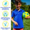 Franklin Sports Kids Foam Soccer Ball - Mini Soft Foam Youth Soccer Ball - Indoor + Outdoor Toy Soccer Ball for Kids - Probrite 6.5" Mini Foam Ball - Soft Backyard + Practice Toy Ball - Yellow view 3