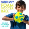 Franklin Sports Kids Foam Soccer Ball - Mini Soft Foam Youth Soccer Ball - Indoor + Outdoor Toy Soccer Ball for Kids - Probrite 6.5" Mini Foam Ball - Soft Backyard + Practice Toy Ball - Yellow view 4
