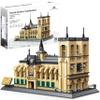 Apostrophe Games Notre-Dame Cathedral Building Block Set (1382 Pieces) Paris's Notre Dame Cathedral Famous Landmark Series - Architecture Model for Kids and Adults view 1