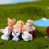 12 Pcs Dog Figures for Kids, Animal Toys Set Cake Toppers, Dog Figurines Collection Playset for Christmas Birthday Gift Desk Decorations view 3