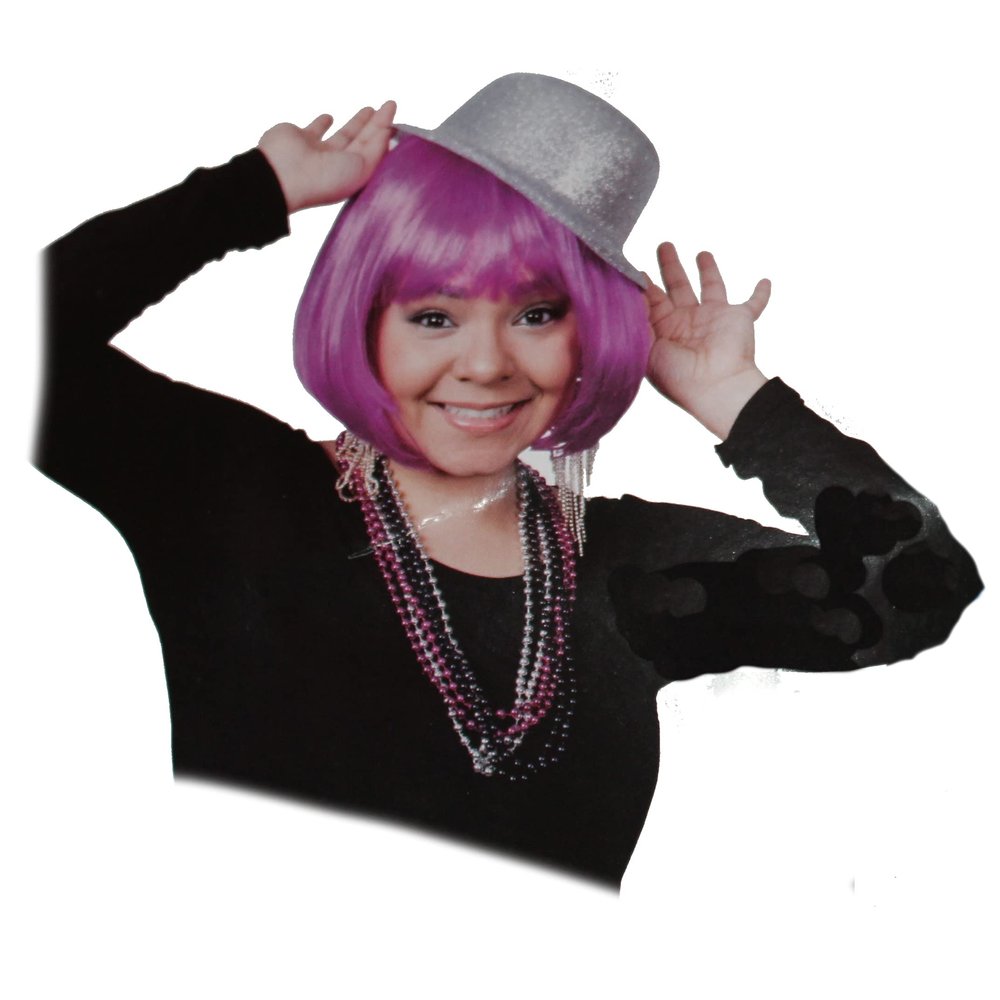 Regent Products Party Short Bob Wig, Great for Halloween Parties! (Neon Purple)