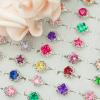 ONEST 100 Pieces Cute Rings Jewelry Rings Pretend Play Ring and Dress up Ring Gift view 3