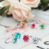ONEST 100 Pieces Cute Rings Jewelry Rings Pretend Play Ring and Dress up Ring Gift view 4