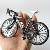 Creative Alloy Finger Bicycle 1:10 Miniature Simulated Bicycle Toys, Finger Racing Bicycle Handlebars Bent(Black) view 4