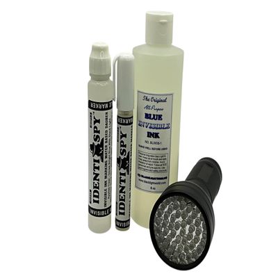 Black Light World IDENTI-SPY Invisible Ink Super Deluxe Kit