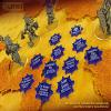 LITKO Double-Sided Arcane Objectives Token Set, Compatible with Age of Sigmar: 2019 Generals Handbook, Translucent Blue (11) view 2