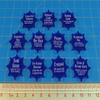LITKO Double-Sided Arcane Objectives Token Set, Compatible with Age of Sigmar: 2019 Generals Handbook, Translucent Blue (11) view 3