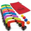 GoSports Putt-Thru Croquet Putting Game - Includes 9 Gates, 4 Golf Balls and Tote Bag - Play at Home, The Office or On The Green! view 1