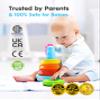 BEST LEARNING Stack & Learn - Developmental Educational Activity Stacking Toy for 6 or 9 Month Old Baby Toys and Up | First 1 Year Boy Girl Gifts for Birthday Gift view 2