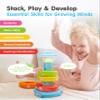 BEST LEARNING Stack & Learn - Developmental Educational Activity Stacking Toy for 6 or 9 Month Old Baby Toys and Up | First 1 Year Boy Girl Gifts for Birthday Gift view 3