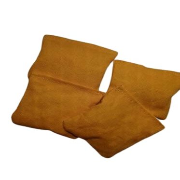 EmbroideryByZevotek 3" Mini Cornhole Bags Set of 4 Yellow