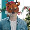 Amosfun Animal Head Mask Deer Mask Halloween Realistic Animal Face Reindeer PU Cosplay Costume Props for Masquerade Halloween Parties/Dances/Carnivals view 2