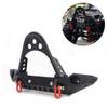 LAFEINA Metal Front and Rear Bumper Bull Bar for 1:10 RC Crawler Car SCX10 & SCX10 II 90046 90047 TRX-4 (Black) view 2