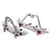 LAFEINA Metal Front and Rear Bumper Bull Bar for 1:10 RC Crawler Car SCX10 & SCX10 II 90046 90047 TRX-4 (Silver) view 1