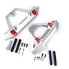 LAFEINA Metal Front and Rear Bumper Bull Bar for 1:10 RC Crawler Car SCX10 & SCX10 II 90046 90047 TRX-4 (Silver) view 2
