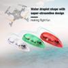 3PCS RC Plane Wireless LED Light Kit for Airplane Aircraft Helicopter Fix Wing Quadcopter, Water Droplet Shape Double/Quick/Flicker Flash Drone Lights, Green White LED Flashing view 3