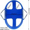 BCGI Heavy-Duty High Back Full Bucket Toddler Swing Seat with Coated Swing Chains and Snap Hooks Fully Assembled view 3