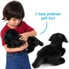 TigerHart Blythe The Black Lab - 12 Inch Stuffed Animal Plush view 2
