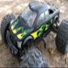 RC car Truck - Tribal Flames - 10pc Body Decal kit - Universal for Arrma Losi HPI Axial Traxxas Redcat Tekno 1/10 1/8 Scale Rock Crawler Stickers (Yellow/Green) view 3