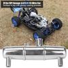 Dwawoo Aluminum Alloy Dual Exhaust Joint Tubing 18001P for HPI Savage 4.6/5.9 1/8 Car view 2