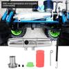 Dwawoo Aluminum Alloy Dual Exhaust Joint Tubing 18001P for HPI Savage 4.6/5.9 1/8 Car view 3