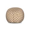 Ambesonne Ethnic Storage Toy Bag Chair, Thai Mosaic Art Culture Abstract Lines Dots Pattern Folk Design, Stuffed Animal Organizer Washable Bag, Large Size, Redwood White view 1