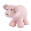 Tikiri My First Farm Animal Pig Natural Rubber Rattle (Pink) view 1