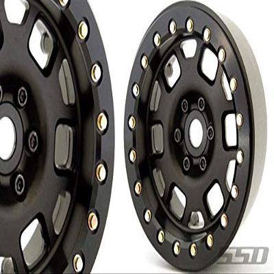 SSD RC 2.2" Contender Beadlock Wheels (Black) (2)