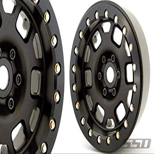 SSD RC 2.2" Contender Beadlock Wheels (Black) (2)