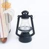 1:6 Scale Dollhouse Miniature Lantern Dummy Kerosene Lamp Light; Shake to Light; No Battery;High 5cm (Black) view 4