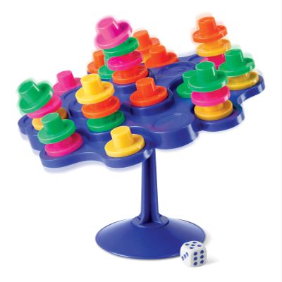 Stackable Balance Tree Toy Game - Stack Colored Pieces While Keeping Tree Balanced - Fun Educational Building Game Engineering Toy