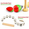 MUSICUBE 7 Pcs Musical Instrument Toys Set for Kids Wooden Percussion Instrument with Hand Drum, Maracas, Triangles, Hand Bell Educational Instrument for Toddler Birthday Gift for Boys Girls Aged 3+ view 2