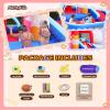 AirMyFun Inflatable Bounce House,Bouncy Castle with Air Blower,Play House with Ball Pit,Inflatable Kids Slide,Jumping Castle with Carry Bag view 3
