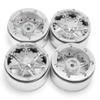 QUE-T 2.2" Metal Beadlock Wheel Rims Set for RC 1/10 Crawler TRX4 SCX10 90046 Pack of 4 view 2