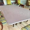 Poker Table Cover for Lifetime Table in Speed lite + pad - Felt Table Cover Alternative fits Square 36, 48", 60" (Charcoal Grey, 4ft Square) view 3
