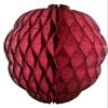 3-Pack 13.5 Inch Honeycomb Raspberry Decoration, Pink Mix view 4