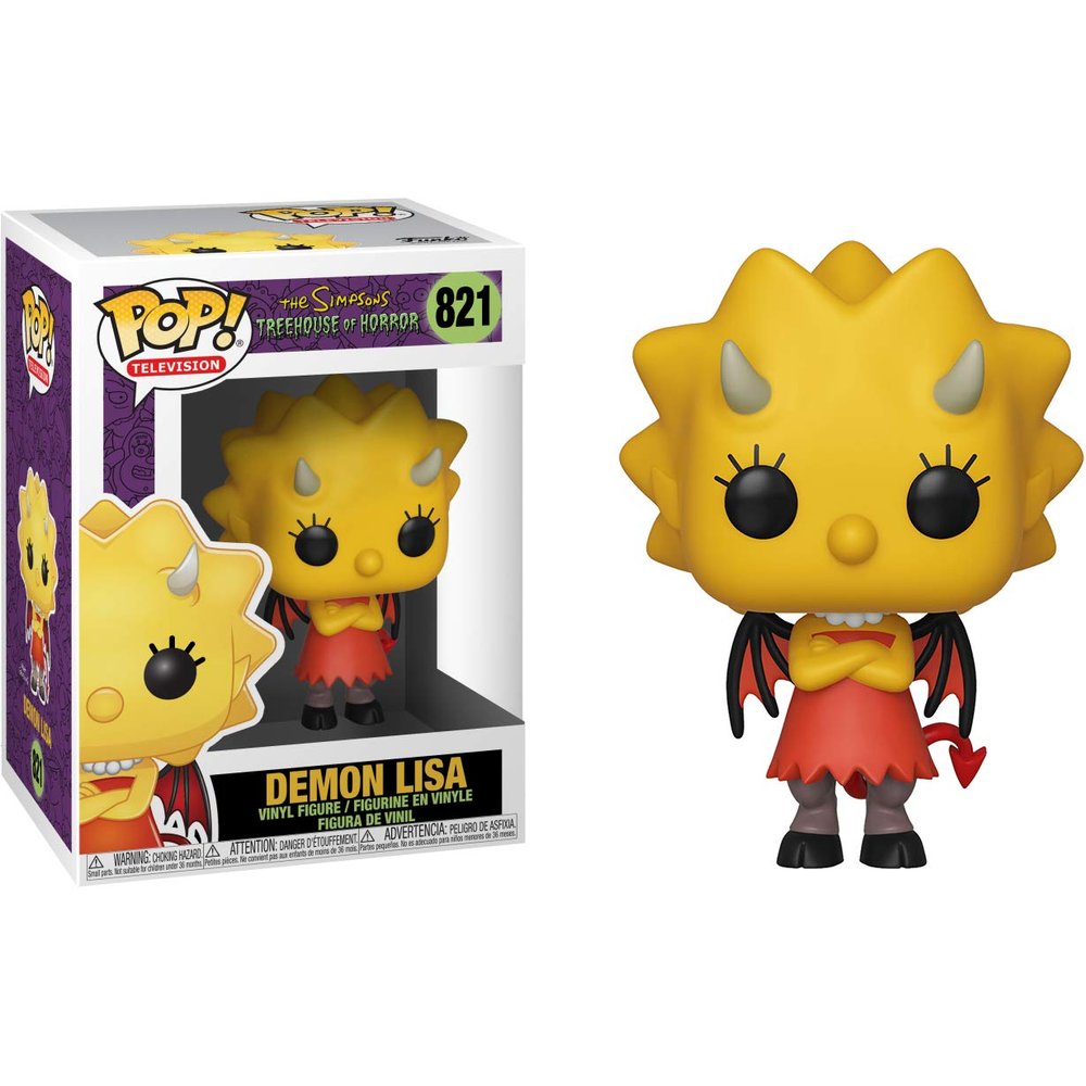 Demon Lisa: Funko Pop TV Vinyl Figure & 1 Compatible Graphic Protector Bundle (821 - 39721 - B)