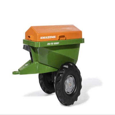 Rolly Toys 125104 e rollyStreumax Amazone Trailer for Pedal Tractor (from 3-10 Years, ABN. Cover, Spreader Tray)