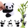 9 Pcs Finger Panda Plush Clips Curtain Holder Stand Note Memo Clips Photo Holder Cute Panda Toy Doll Finger Kids Toy, Home Decoration Plant Pots Bonsai Craft Decor, Chinese Style Souvenir view 1