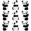 9 Pcs Finger Panda Plush Clips Curtain Holder Stand Note Memo Clips Photo Holder Cute Panda Toy Doll Finger Kids Toy, Home Decoration Plant Pots Bonsai Craft Decor, Chinese Style Souvenir view 2