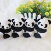 9 Pcs Finger Panda Plush Clips Curtain Holder Stand Note Memo Clips Photo Holder Cute Panda Toy Doll Finger Kids Toy, Home Decoration Plant Pots Bonsai Craft Decor, Chinese Style Souvenir view 3