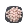 100pcs 12mm Silicone Round Beads for Keychain Silicone Pearl Beads Bulk DIY Mom Necklace Bracelet Jewelry Making Beading Accessory (Pearl Pink) view 1