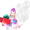 100PCS Christmas Snowflake Balloons - Winter Wonderland/Holiday/Xmas Birthday Wedding Baby Shower Party Decorations Supplies Offwhite Snowflakes Decor view 4