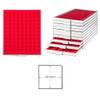 Prophila Coin Box Gray 99 Angular compartments for Coins up to 19 mm (3rd Empire), red Insert view 1