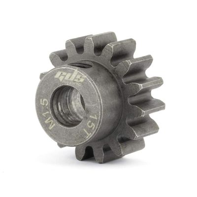 GDS Racing 8mm Shaft MOD 1.5 M1.5 Pinion Gear for FG/HPI/Losi & More (15T)