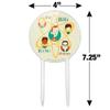 Acrylic Big Bang Theory Retro Art Cake Topper Party Decoration for Wedding Anniversary Birthday Graduation view 2