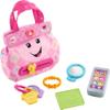 Fisher-Price Baby & Toddler Toy Laugh & Learn My Smart Purse with Lights, Learning Songs & 5 Accessories for Infants Ages 6+ Months (Amazon Exclusive) view 1