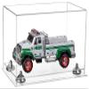 Better Display Cases Versatile Clear Acrylic Display Case - Medium Rectangle Box with Silver Risers and Clear Base 14" x 8" x 8.5" (A011-SR) view 1